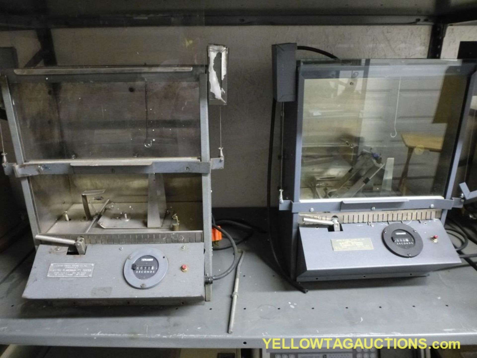 Lot of (2) US Testing Electro Mechanical Flammability Testers|Location: Charlotte, NC