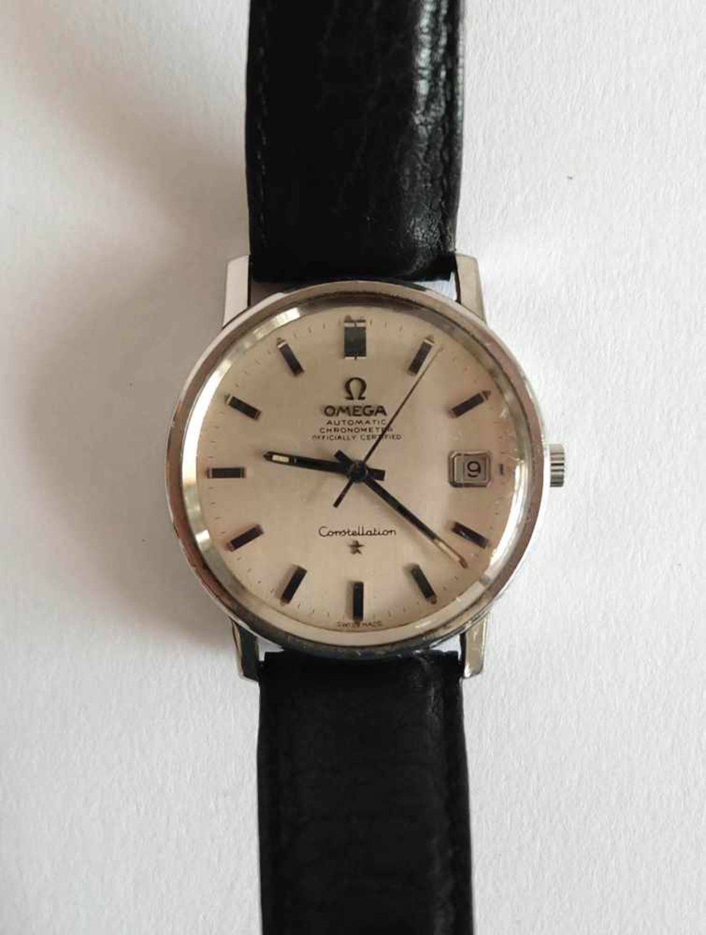 HAU, Hersteller Omega/ Biel, 1960er-Jahre, Modell Constellation, Automatic Chronometer Officially