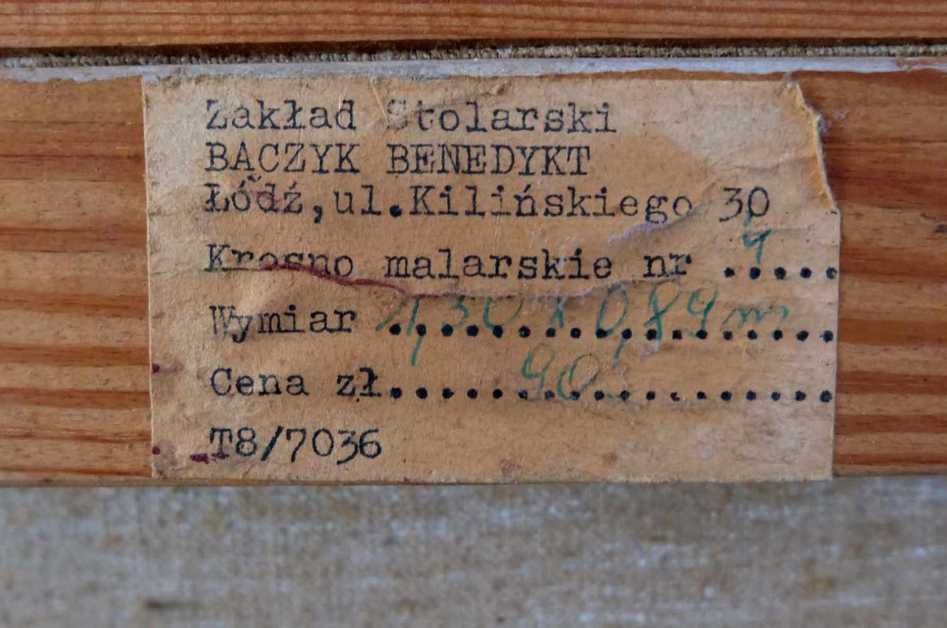 DWURNIK, Edward (*19.04.1943 Radzymin), Öl/ Leinwand, "Kudona", links unten signiert und datiert - Bild 4 aus 5