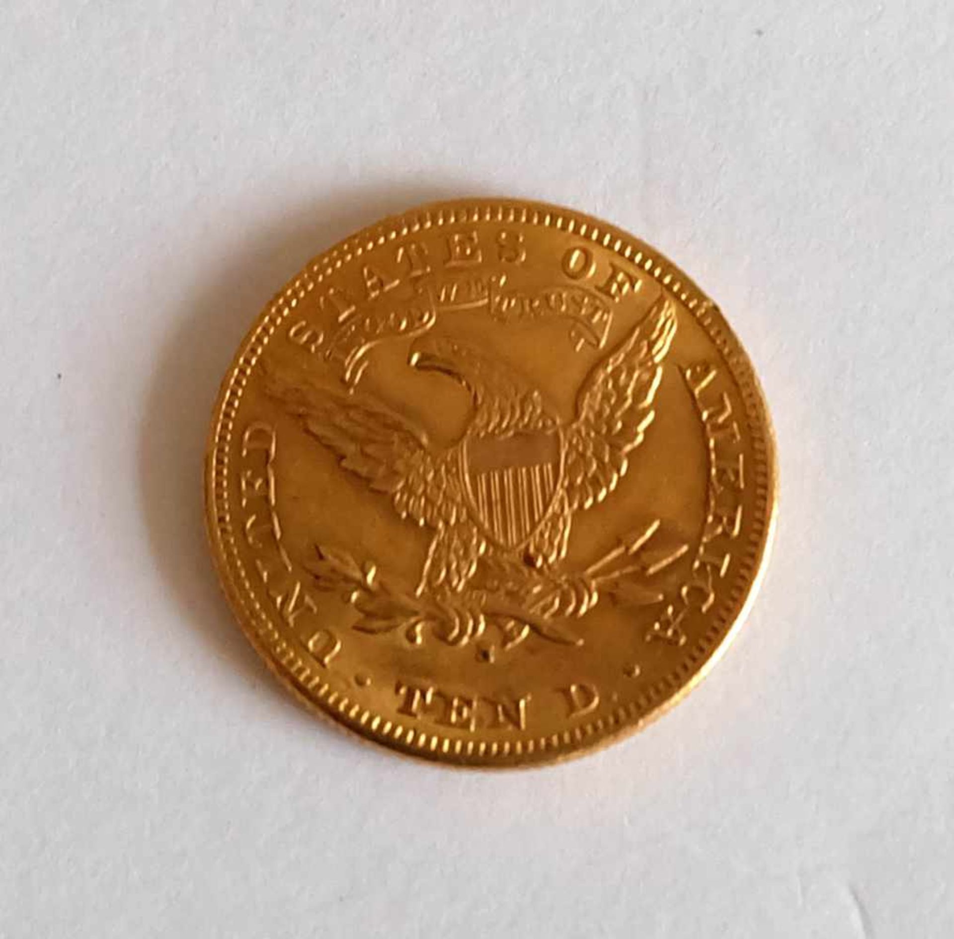 USA, 10 $, 1899, Eagle/ Liberty, 16,71g 900er-Gold, Dm 27 mm