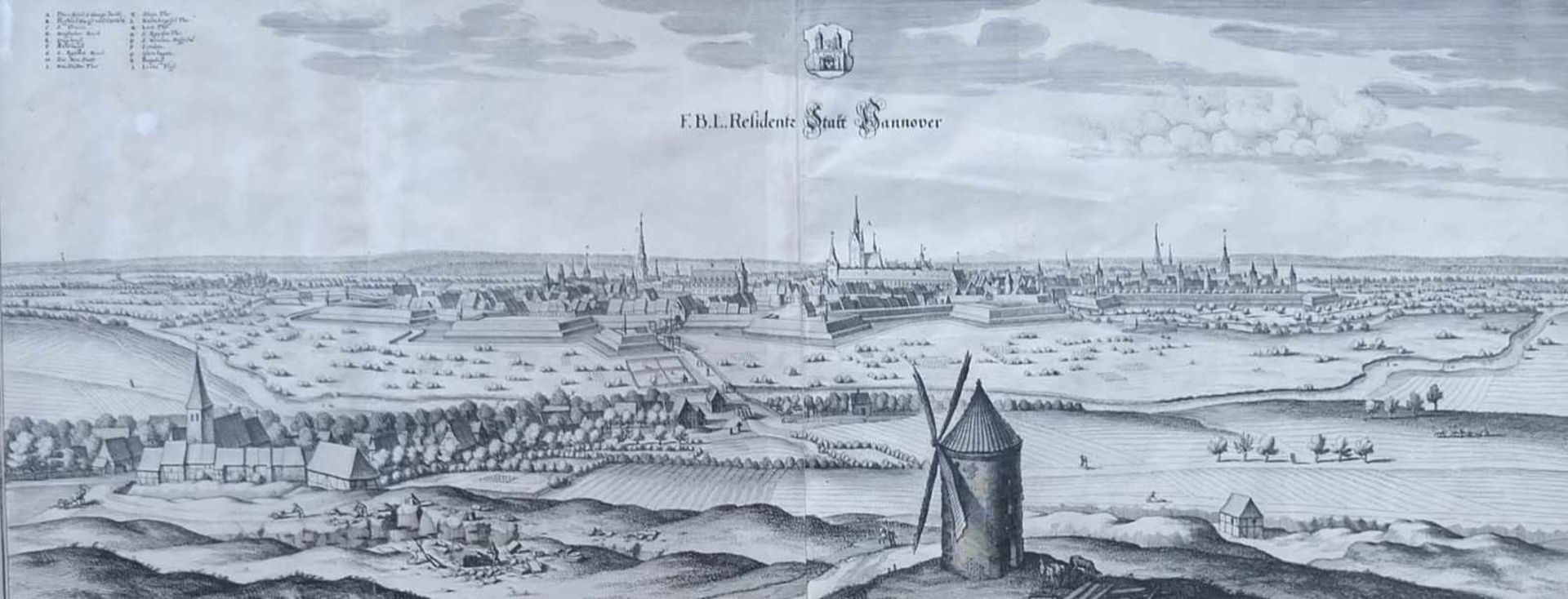 MERIAN, Casper (*1627 Frankfurt am Main †1686 Westfriesland) nach C. Buno, Kupferstich, "F.B.L.