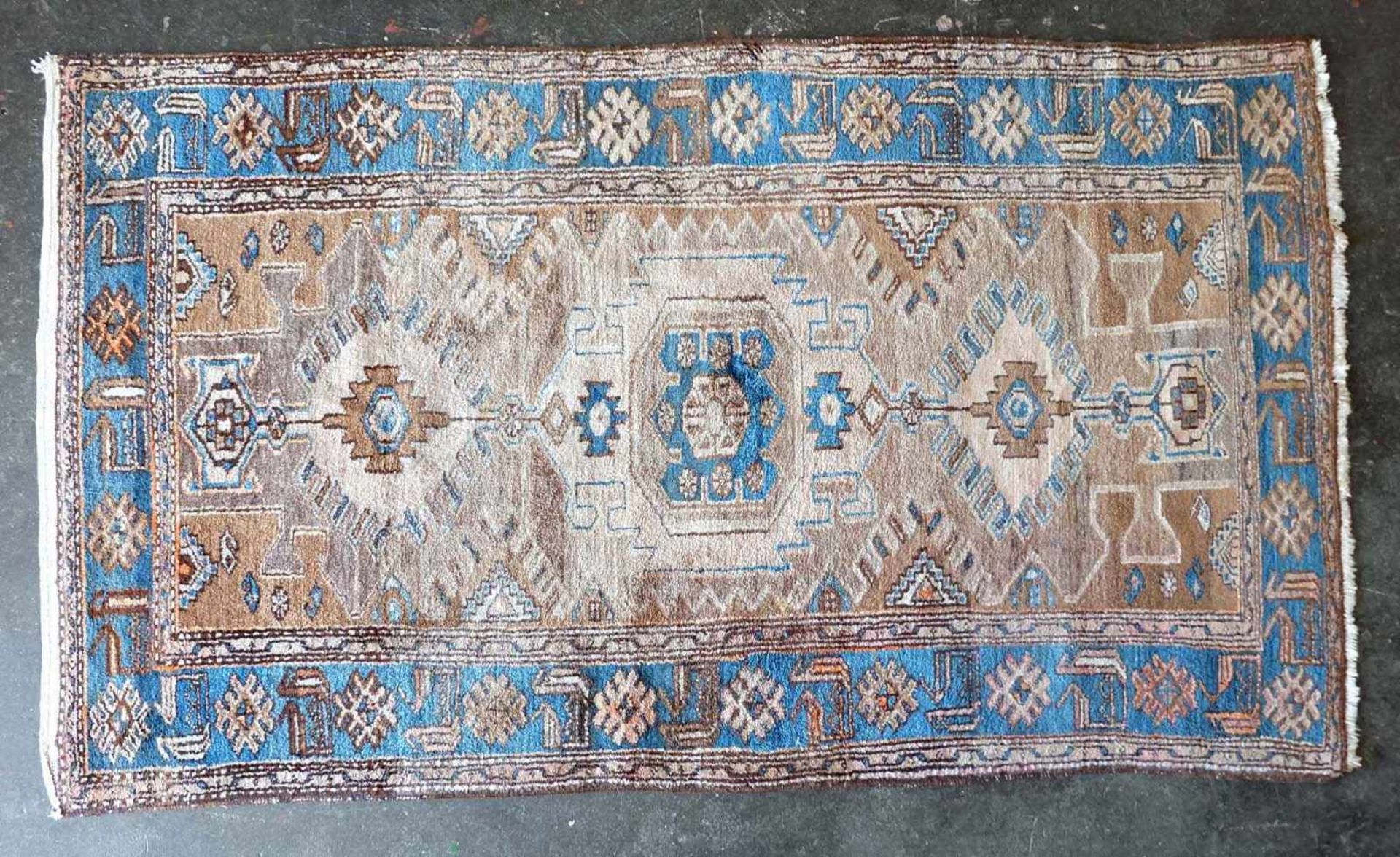 TEPPICH, Khamseh, alt, ca. 223 x 130 cm, ca. 2,9qm