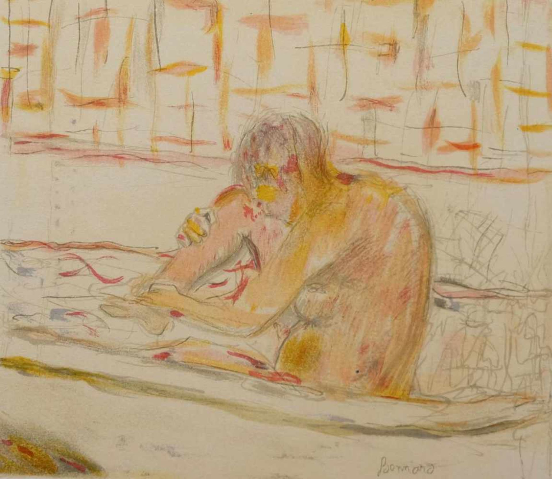 BONNARD, Pierre (*1867 Fontenay-aux-Roses †1947 Le Cannet), 4 Farblithografien, Le Verger/ L'Arc - Bild 5 aus 5