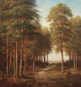 KLODT VON JÜRGENSBURG, Mikhail Konstantinovich (1832/33-1902), "Waldlandschaft mit Figurenstaffage",