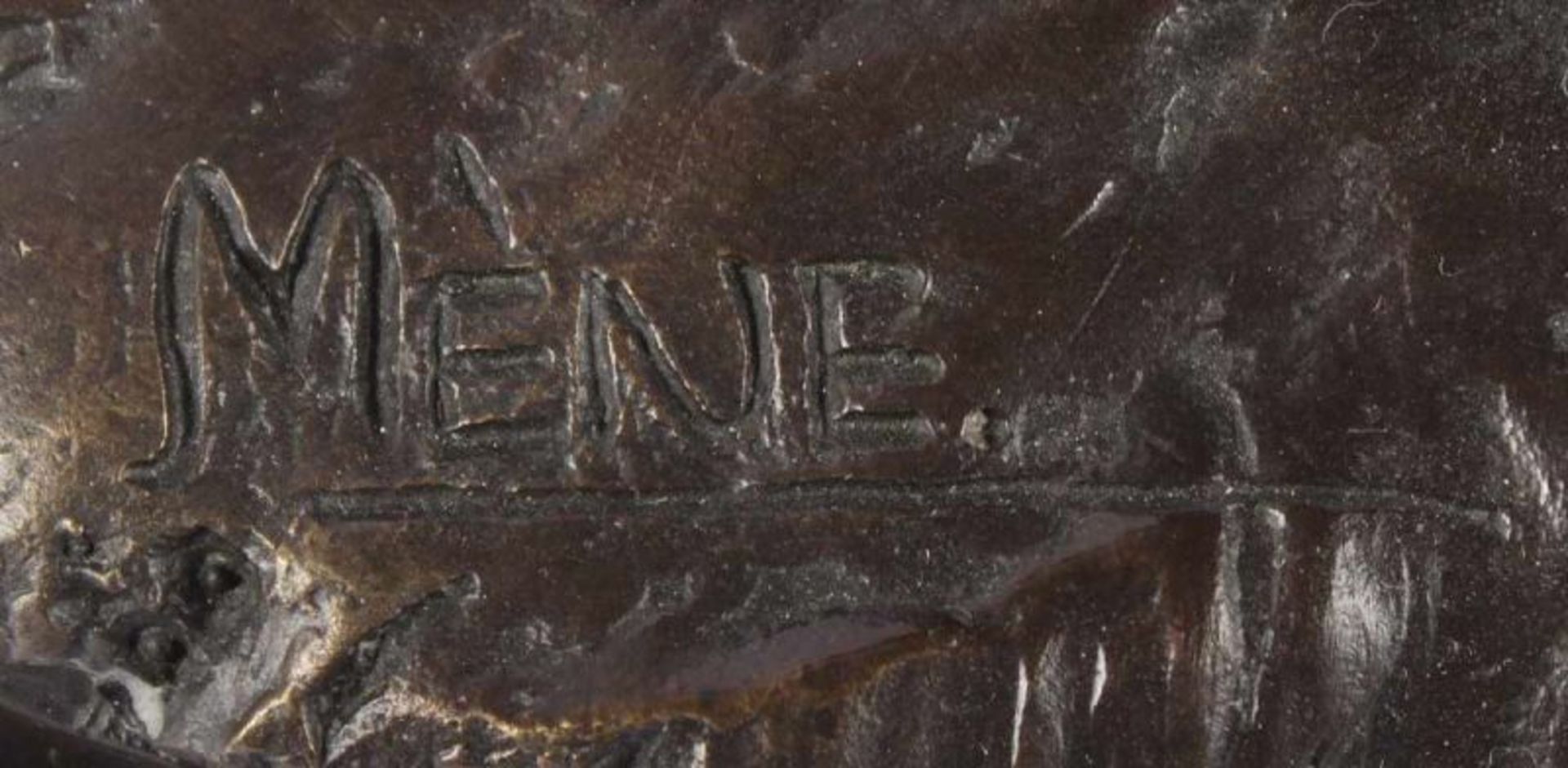MÈNE, Pierre-Jules, nach, "Keiler", Bronze, L 37,5, auf dem Sockel bez., französische Bronze- - Image 5 of 5