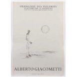 GIACOMETTI, Alberto, Plakat, Offset-Lithografie, 61 x 42, Druck Mourlot, ungerahmt 22.00 % buyer's