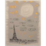 MASSON, André, "Eiffel-Turm", Farblithografie, 39 x 29,5, ungerahmt 22.00 % buyer's premium on the