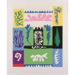 MATISSE, Henri, nach, "Tahiti", Farbserigrafie, 62 x 51, Succession Matisse & Sabam, 1996, ungerahmt