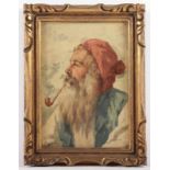 CAPPELLI, Evaristo (1869-1951), zugeschrieben, "Fischer", Studie, Öl/Holz, 22,5 x 16, unten links