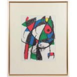 MIRO, Joan, "Komposition", Original-Farblithografie, 31 x 24, aus Lithograph II, Mourlot/Paris, R.