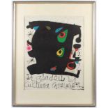 MIRO, Joan, Plakat, Original-Farblithografie, 65 x 53, R. 22.00 % buyer's premium on the hammer