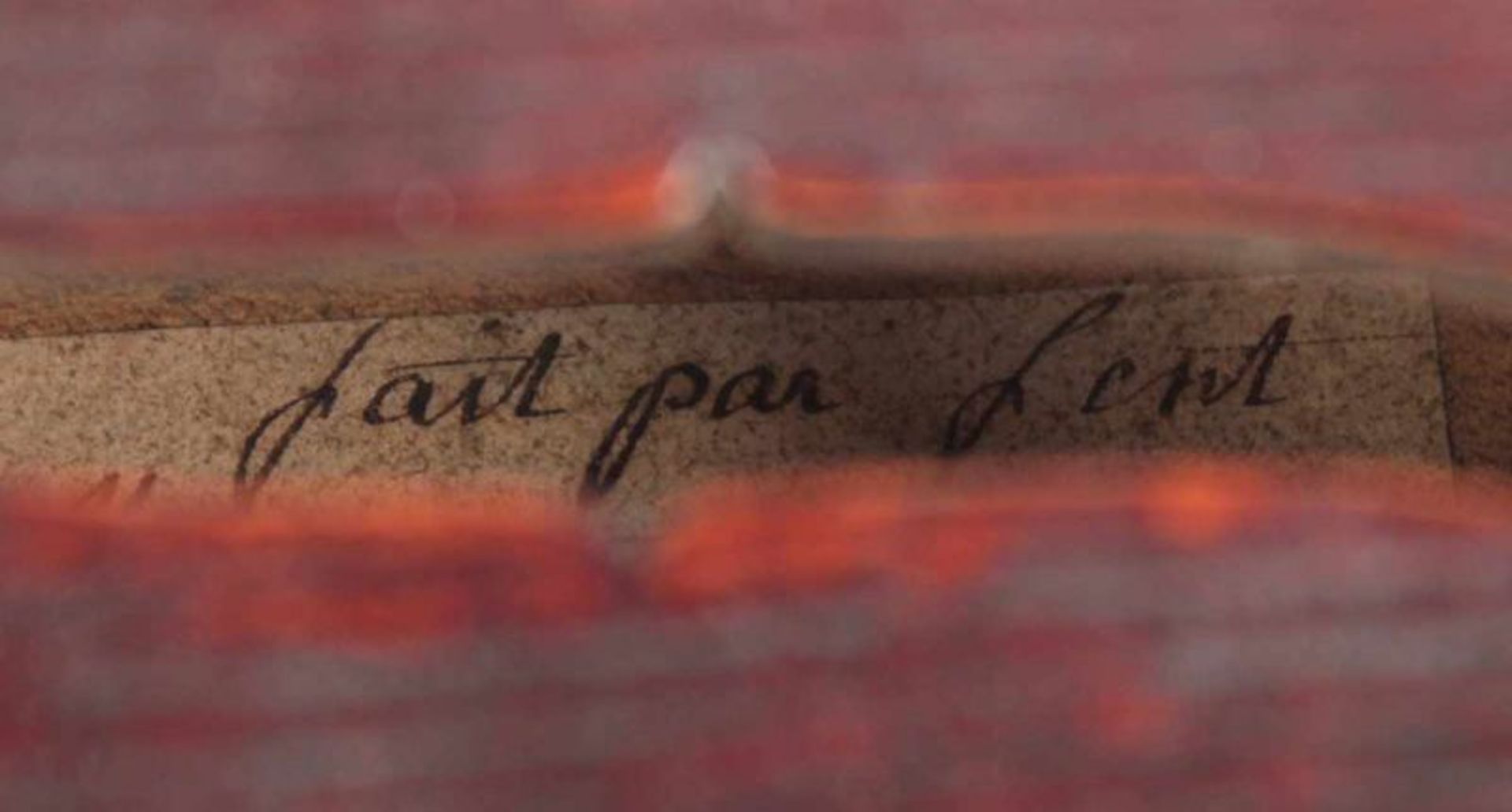 BRATSCHE, mit Bogen, in Kasten, rest.bed., L 65, innen bez. "Fent", wohl Francois FENT, PARIS, - Bild 6 aus 9
