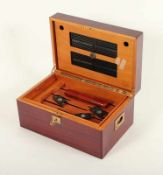 HUMIDOR, Mahagoni, 40 x 26, H 20, min.besch., DAVIDOFF 22.00 % buyer's premium on the hammer