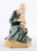 MADONNA MIT KIND, Keramik, polychrom glasiert, H 22, sign. SCHMITZ MÜNCHEN, um 1930 22.00 % buyer'