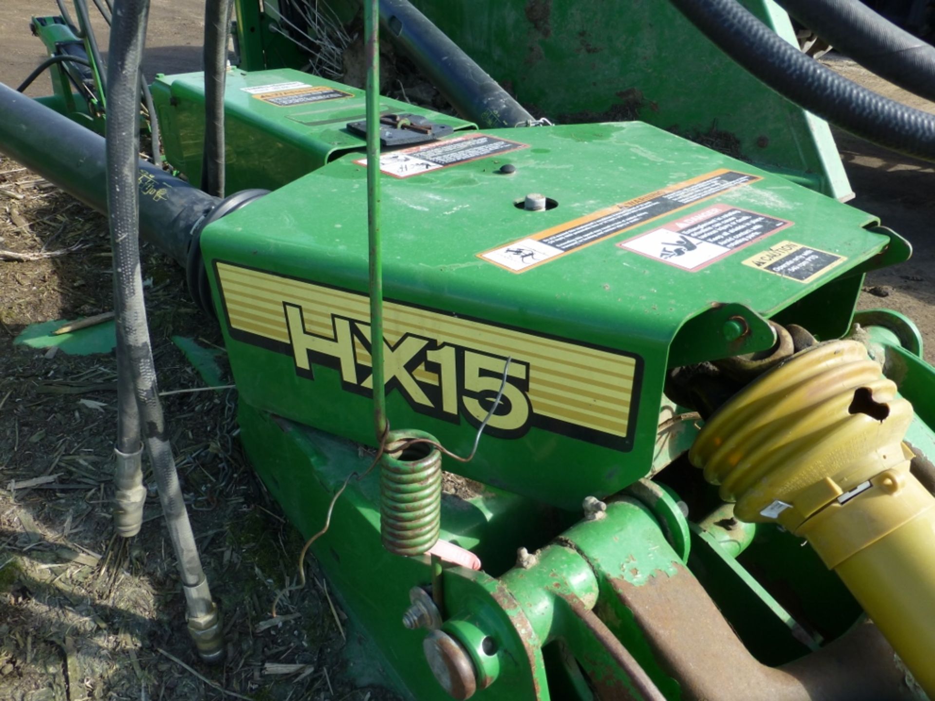 John Deere H15 bat wing mower - Image 4 of 9