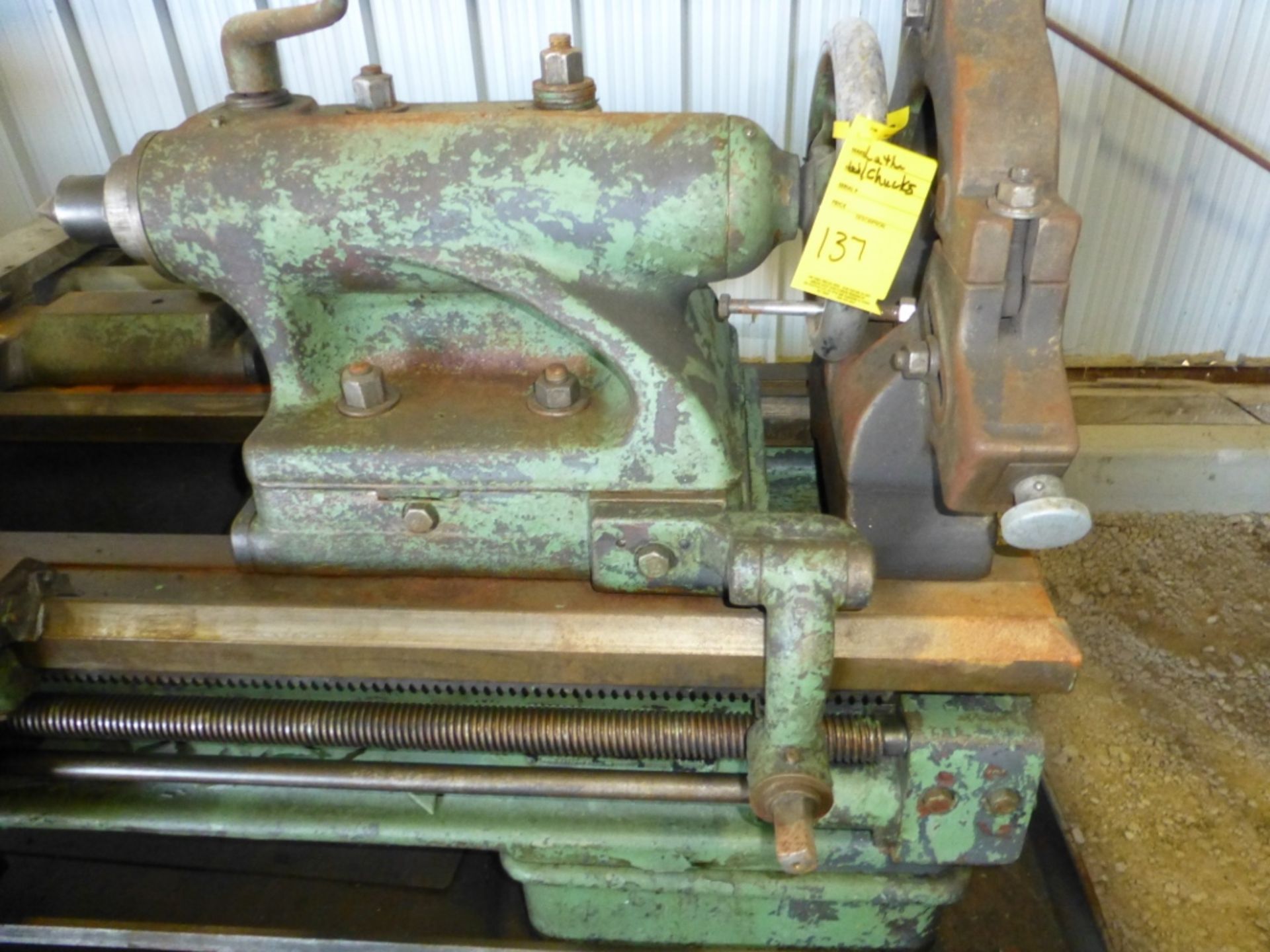 Monarch Lathe, 3 phase, 72" bed, comes with 3 chucks - Image 2 of 8