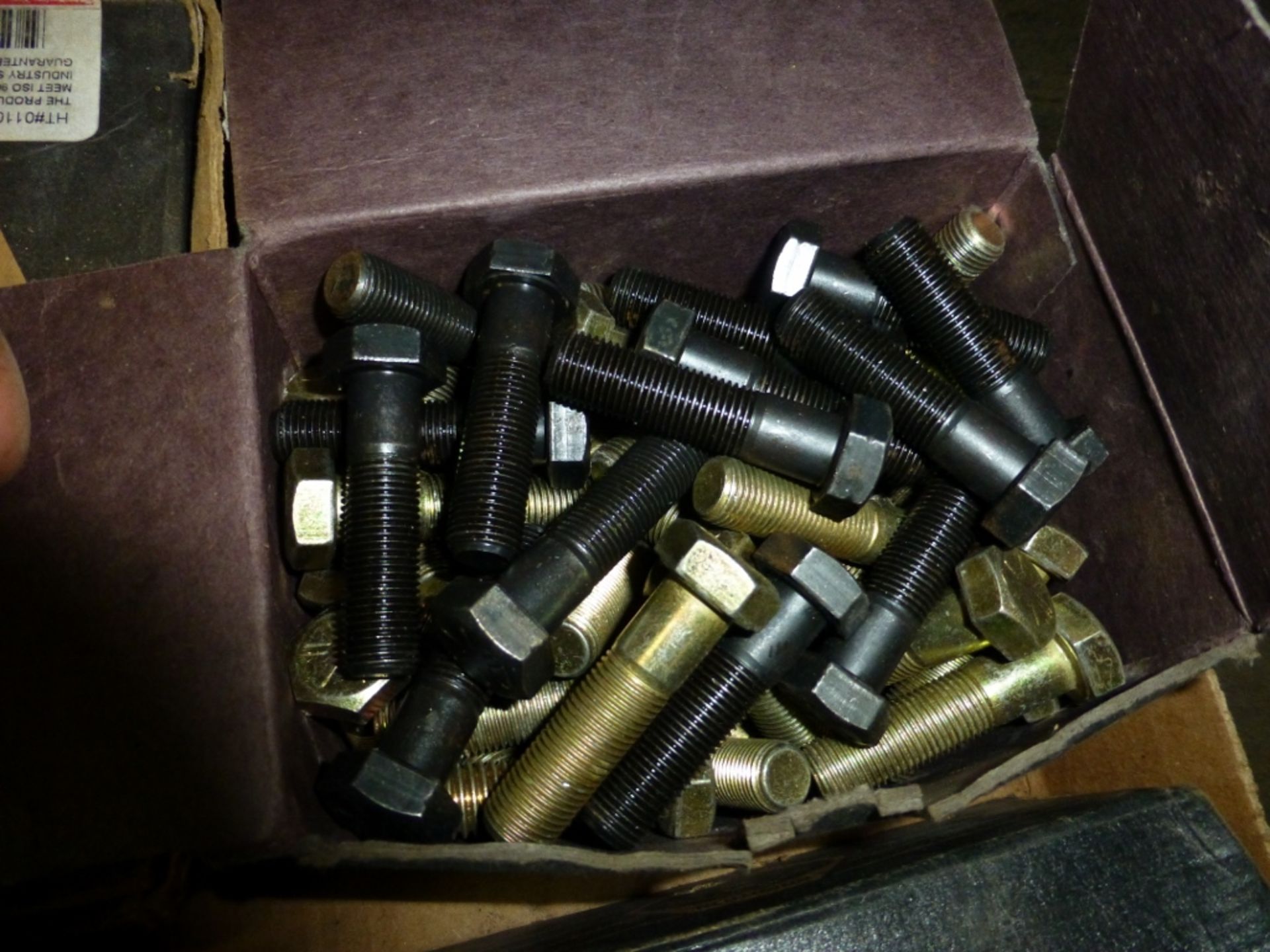 (5) boxes various size bolts - Image 3 of 4