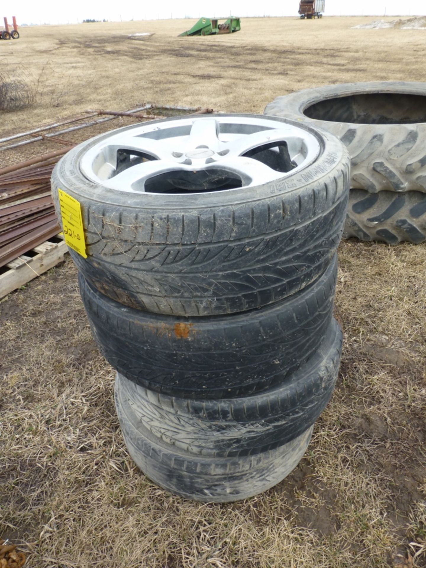 (4) 225/40 R13 10 Pro tires/rims