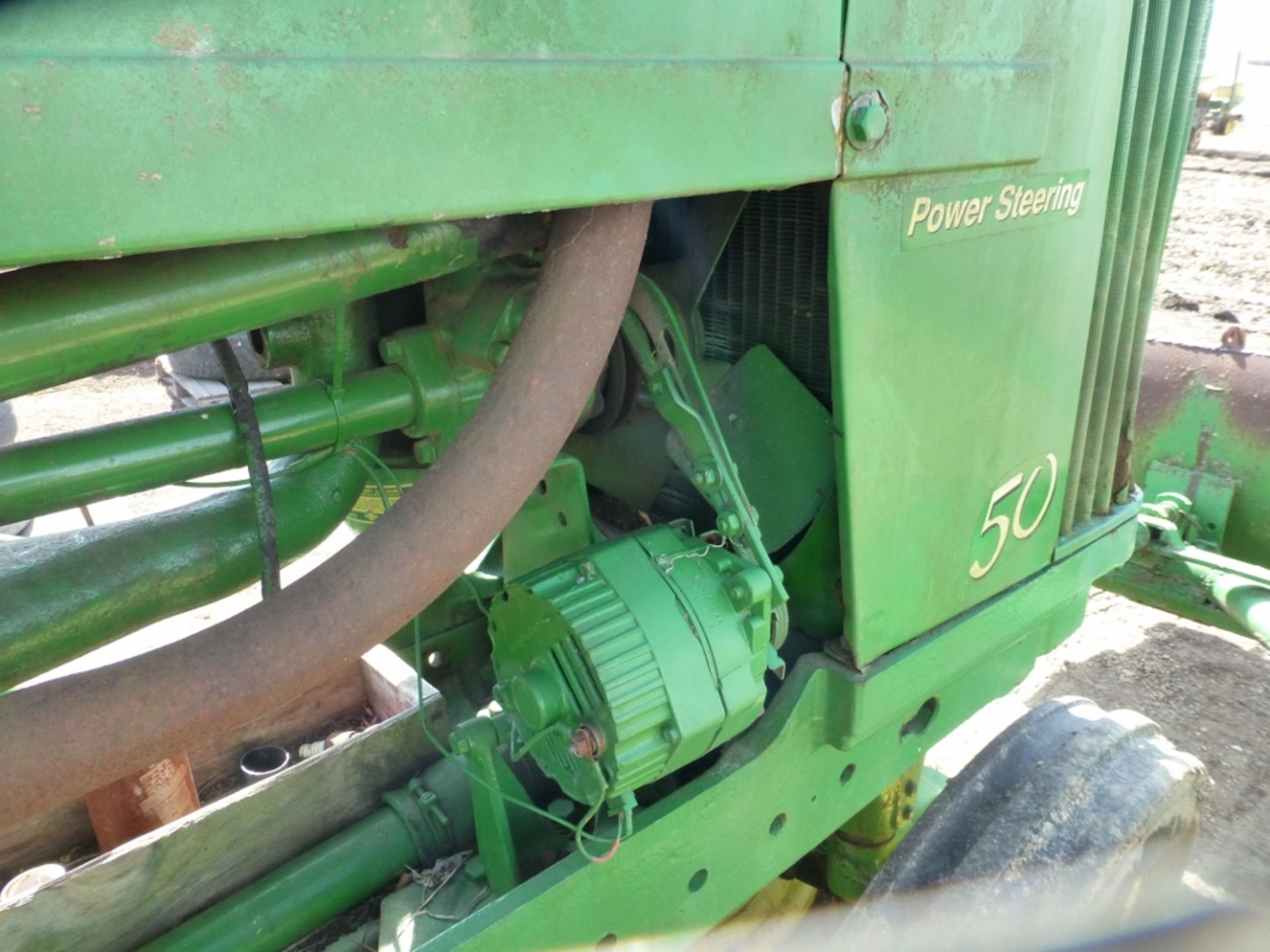 John Deere 50 tractor, NF. 3-pt. w/ loader. Engine currently stuck. - Image 7 of 9