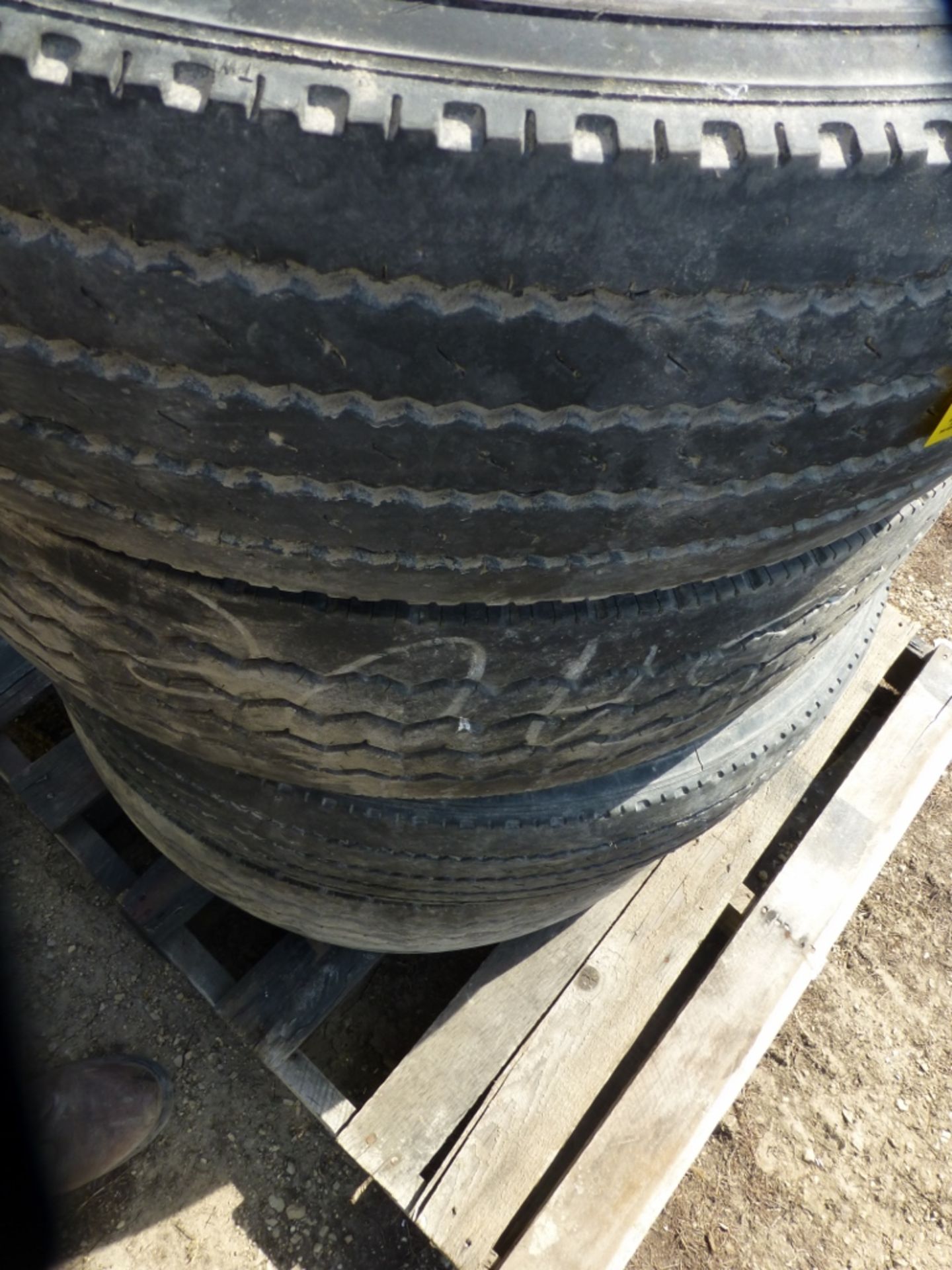 (4) 245/70R19.5 tires - Image 2 of 3