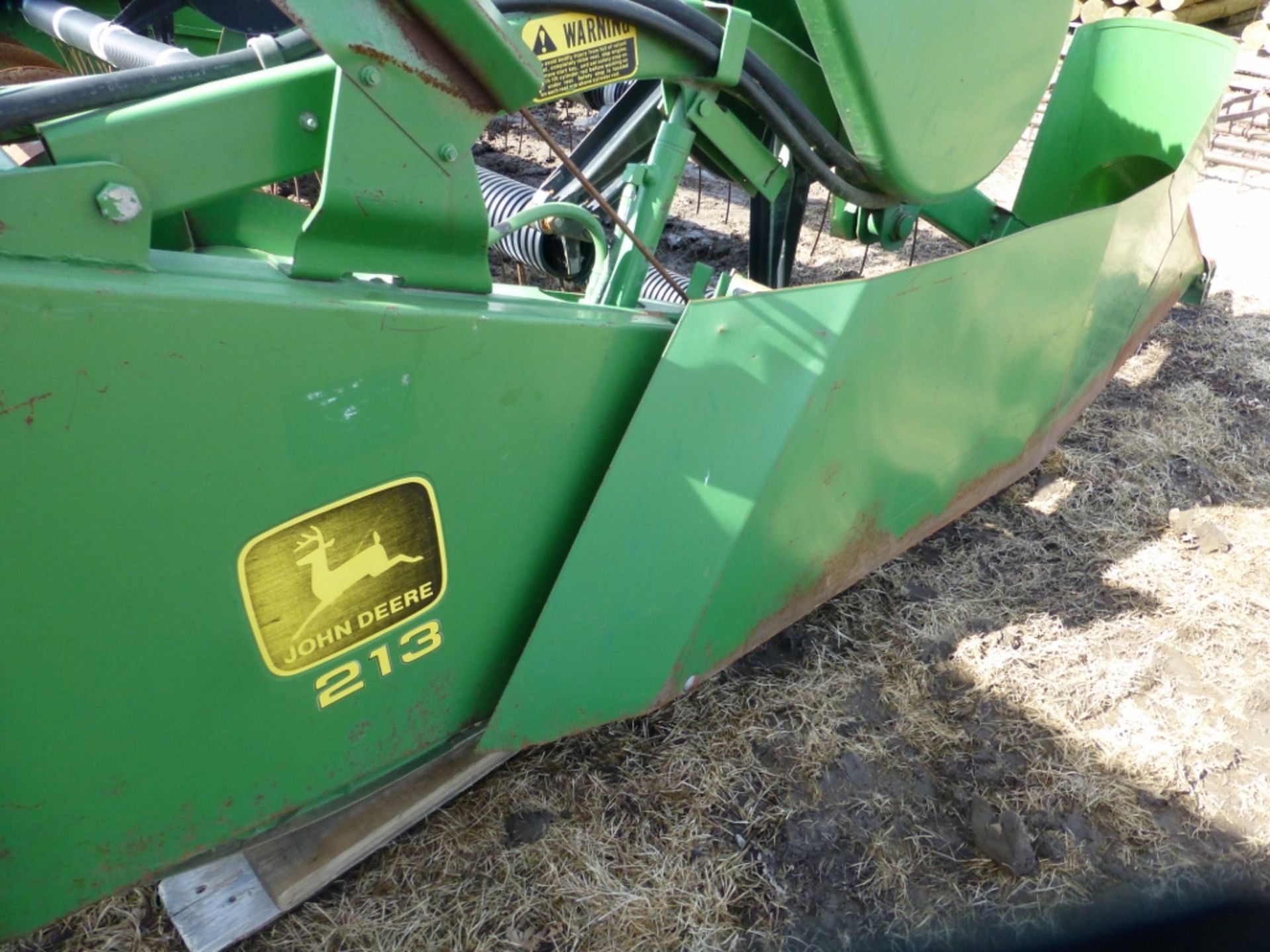 John Deere 213 bean head w/ black reel - Image 2 of 8