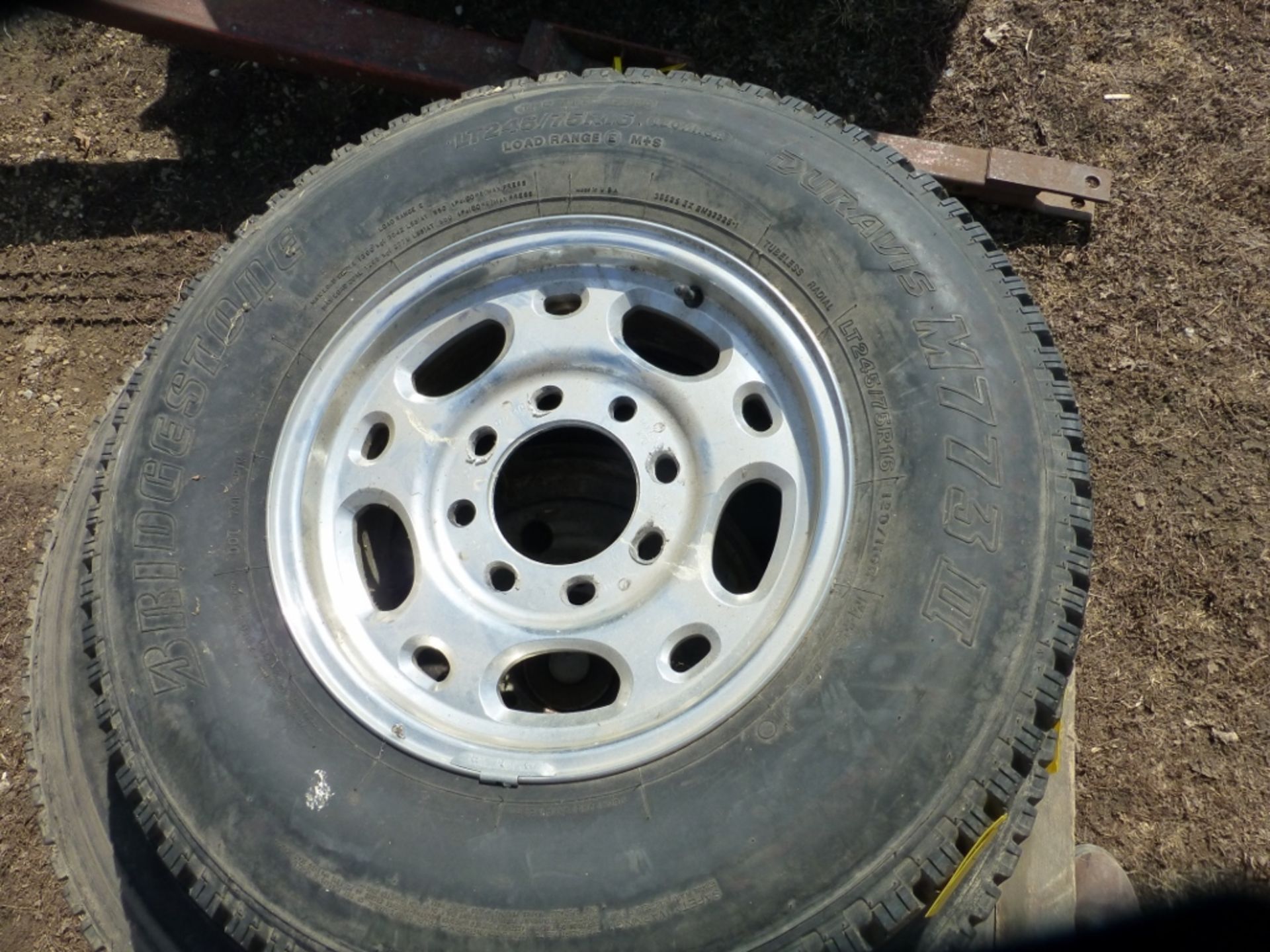 (1) LT245/75R16 tire/rim - Image 2 of 2