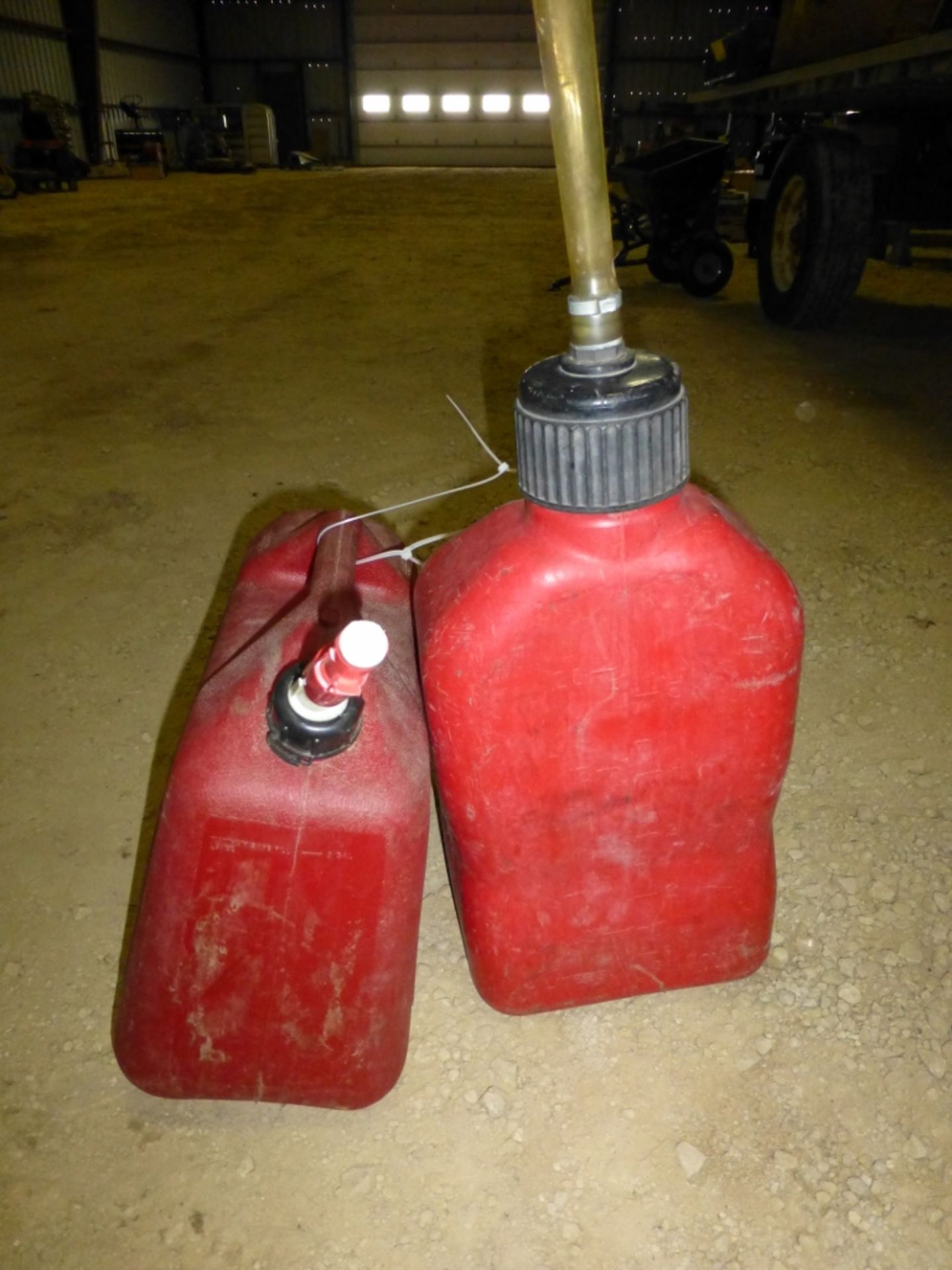 (2) gas cans