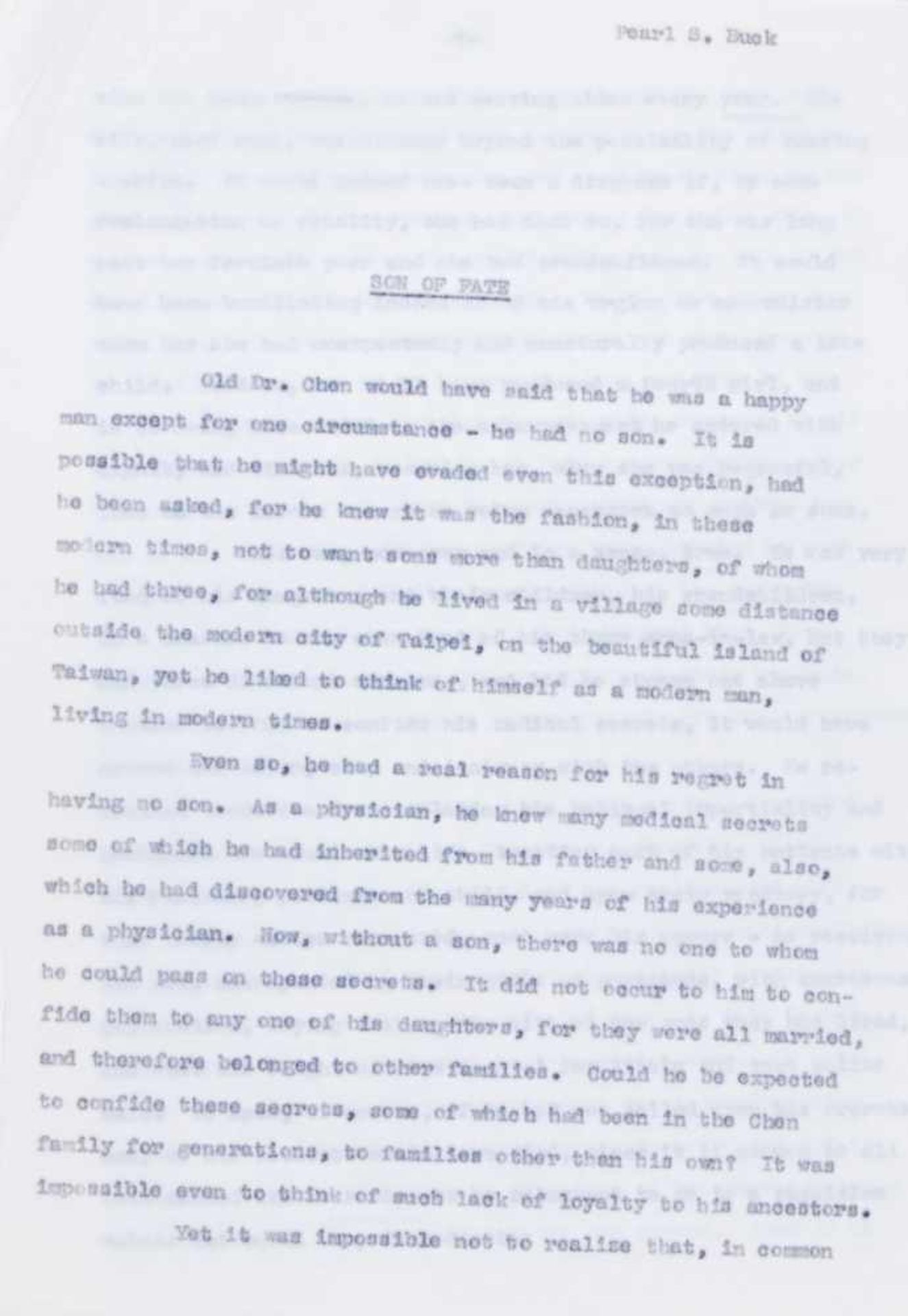 Buck, Pearl S., Schriftstellerin (1892-1973).Masch. Brief mit e. U. Dat. New York, 4. 2. 1941. - Bild 2 aus 2