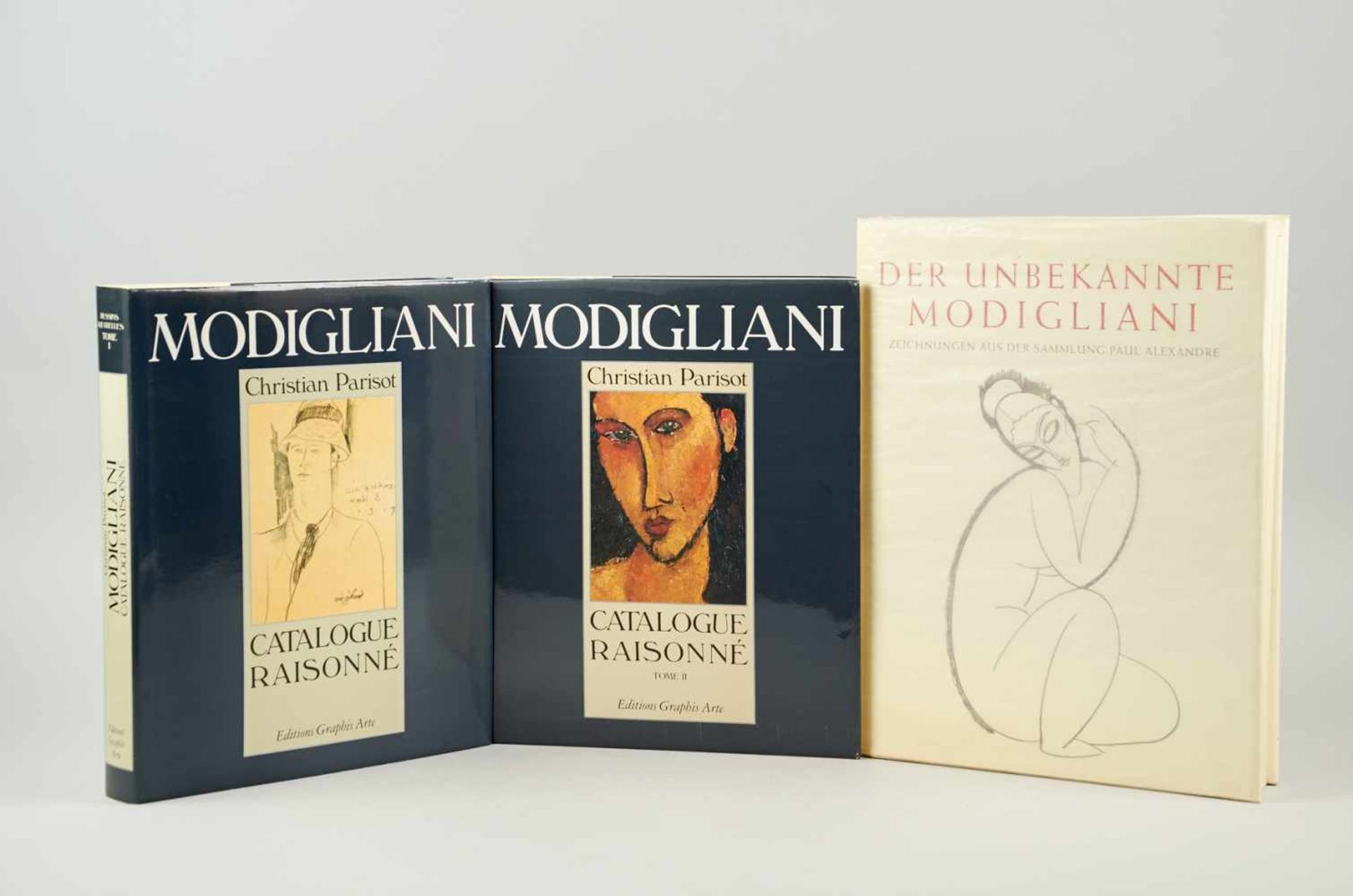 Modigliani- Parisot, Ch., Modigliani. Catalogue raisonné.Bde. I und II (von 5). (Livorno),