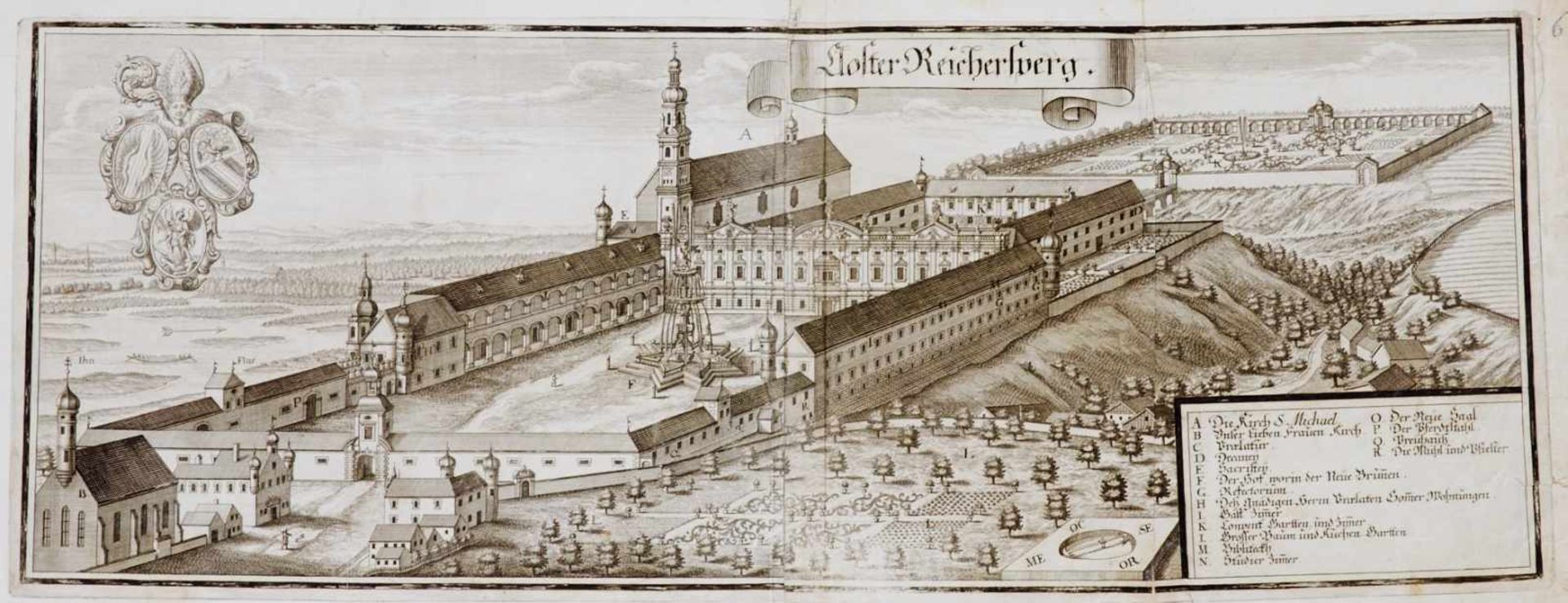 Bayern - Österreich- Konvolut - 14 Kupferstiche aus M. Wenings"Historico-topographica descriptio - Bild 4 aus 4