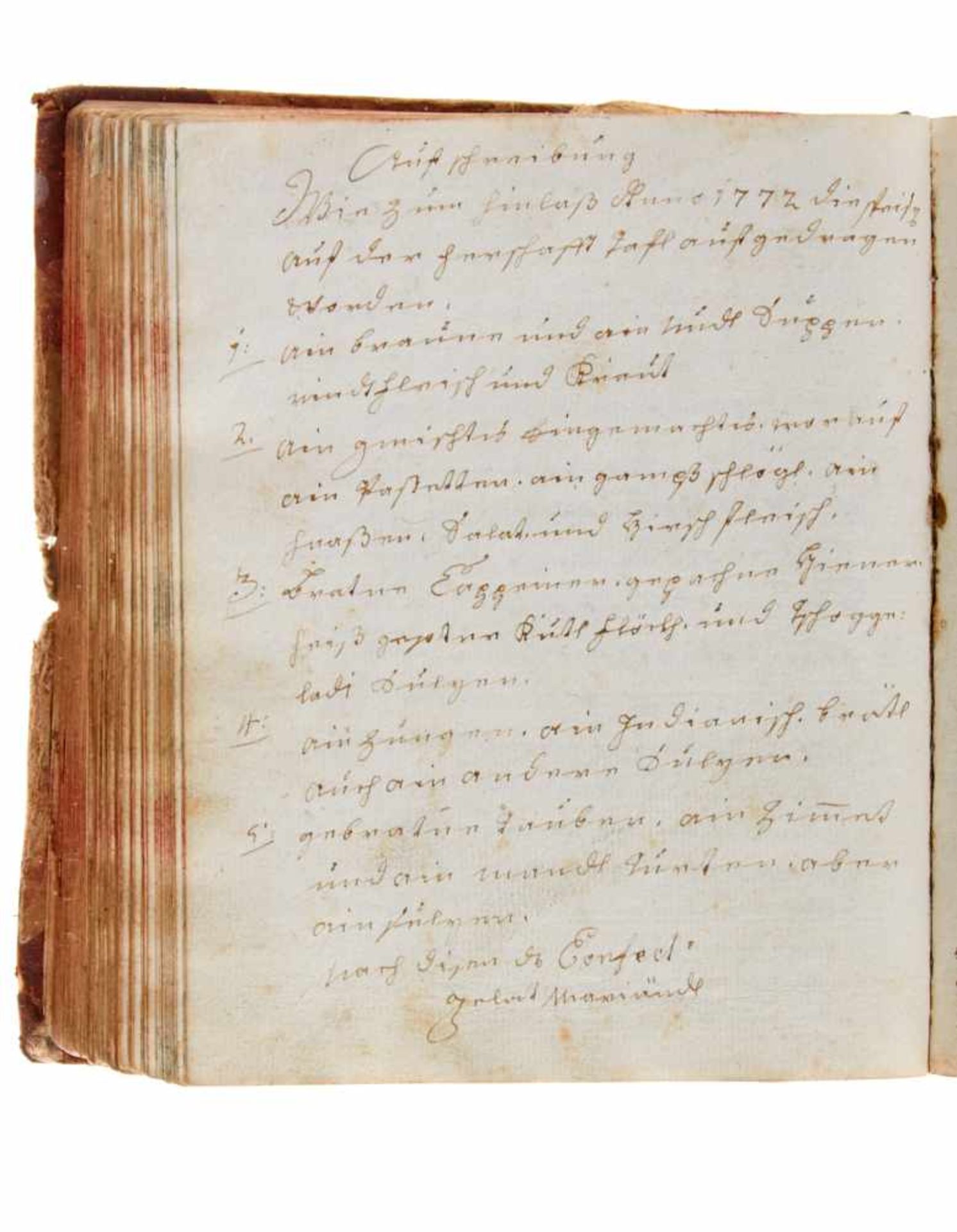 Kochbuch - Deutsche Handschrift auf Papier.Wohl Wien, Ende 18. Jhdt. 4°. Mit meist - Bild 3 aus 4