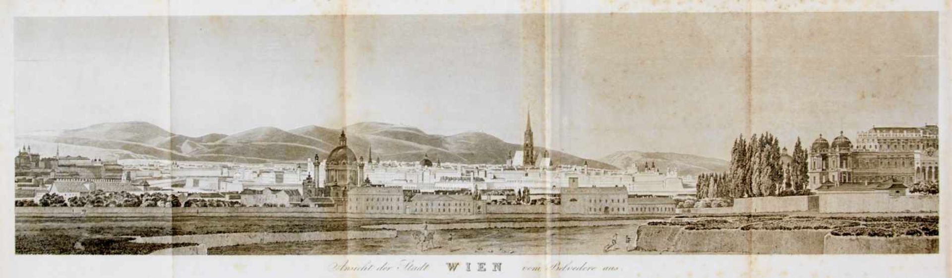 Österreich- Weidmann, F. C., Neuestes Panorama von Wien,oder malerische Ansichten der vornehmsten - Bild 3 aus 4