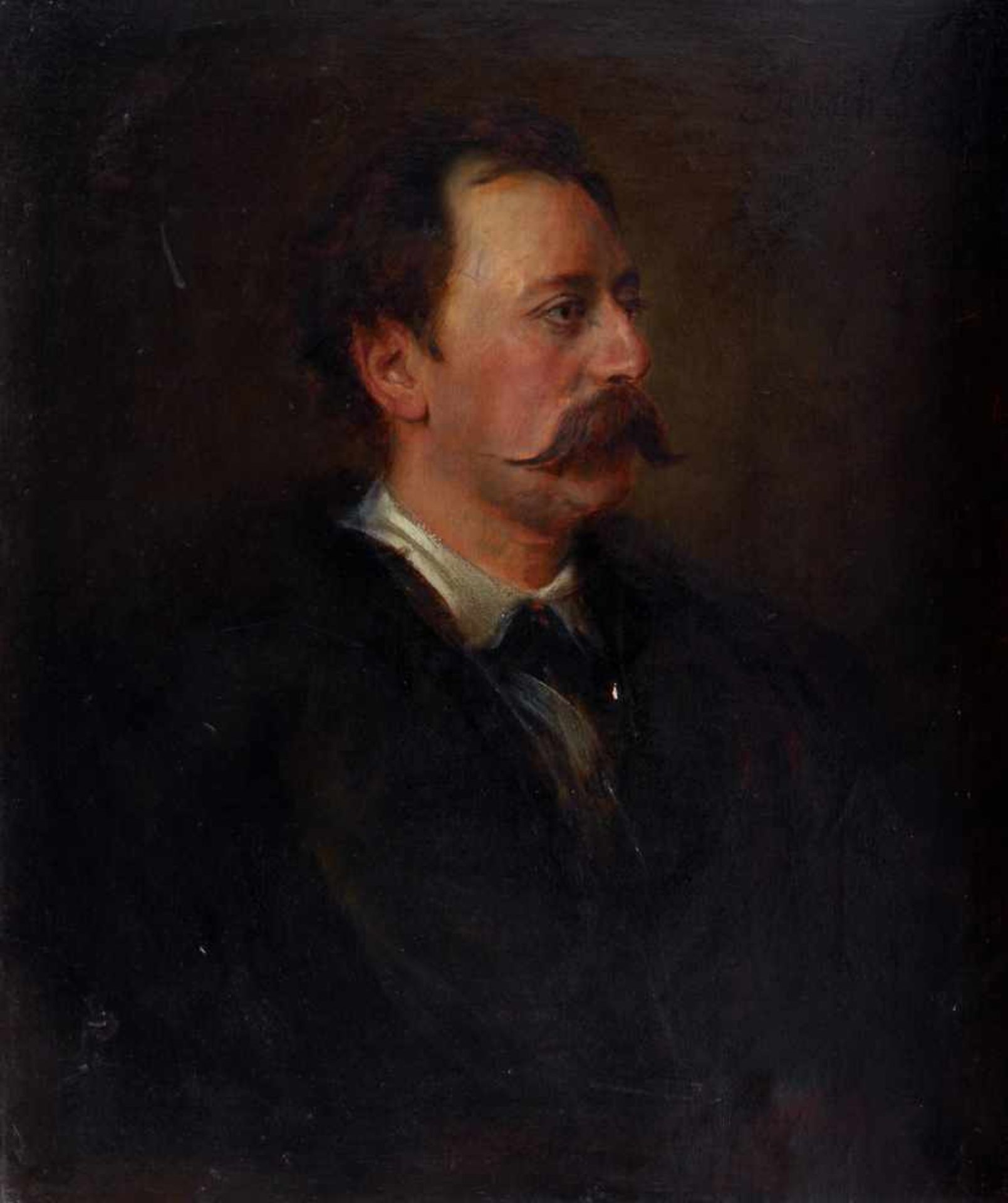 Lenbach, Franz von (Schrobenhausen 1836-1904 München),Porträt Herbert von Bismarcks. Bruststück im