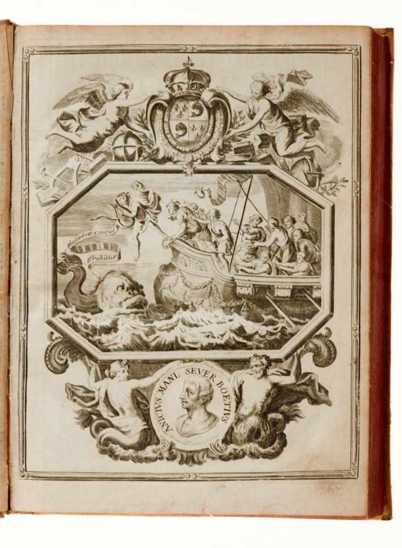 Boethius, A. M. S., Consolationis philosophiae libros quinqueinterpretatione et notis illustravit - Bild 2 aus 3