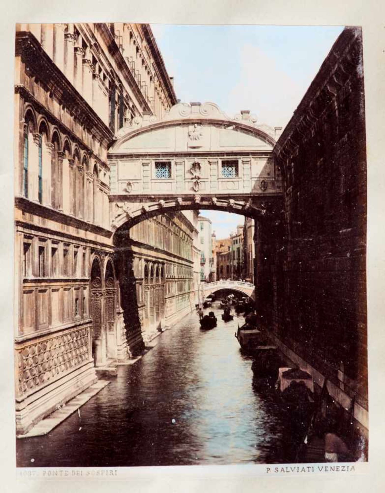 Italien- Album mit 66 mont. Photographien.Um 1890. Ca. 33 x 25 cm. Photographien ca. 24,5 x 19 cm. - Bild 5 aus 5