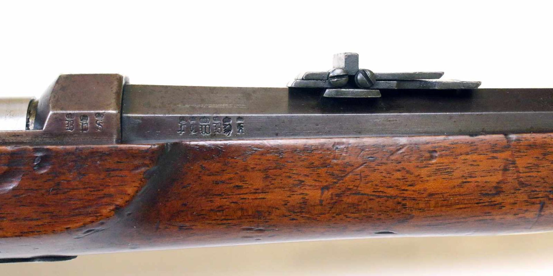 Preussen - Zündnadelbüchse M1865 Nr. 3183, Waffe ist nummerngleich. Vielfach gezogener Oktagonlauf - Bild 3 aus 22