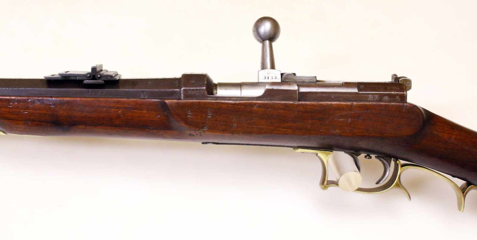 Preussen - Zündnadelbüchse M1865 Nr. 3183, Waffe ist nummerngleich. Vielfach gezogener Oktagonlauf - Bild 8 aus 22