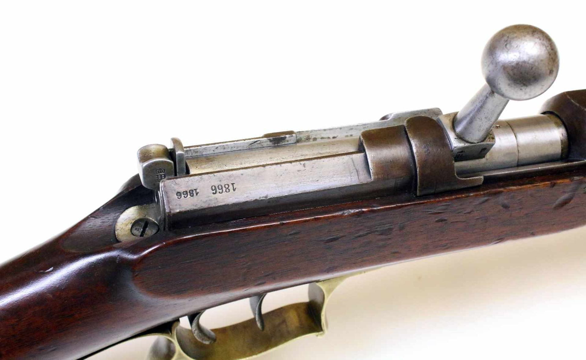 Preussen - Zündnadelbüchse M1865 Nr. 3183, Waffe ist nummerngleich. Vielfach gezogener Oktagonlauf - Bild 5 aus 22