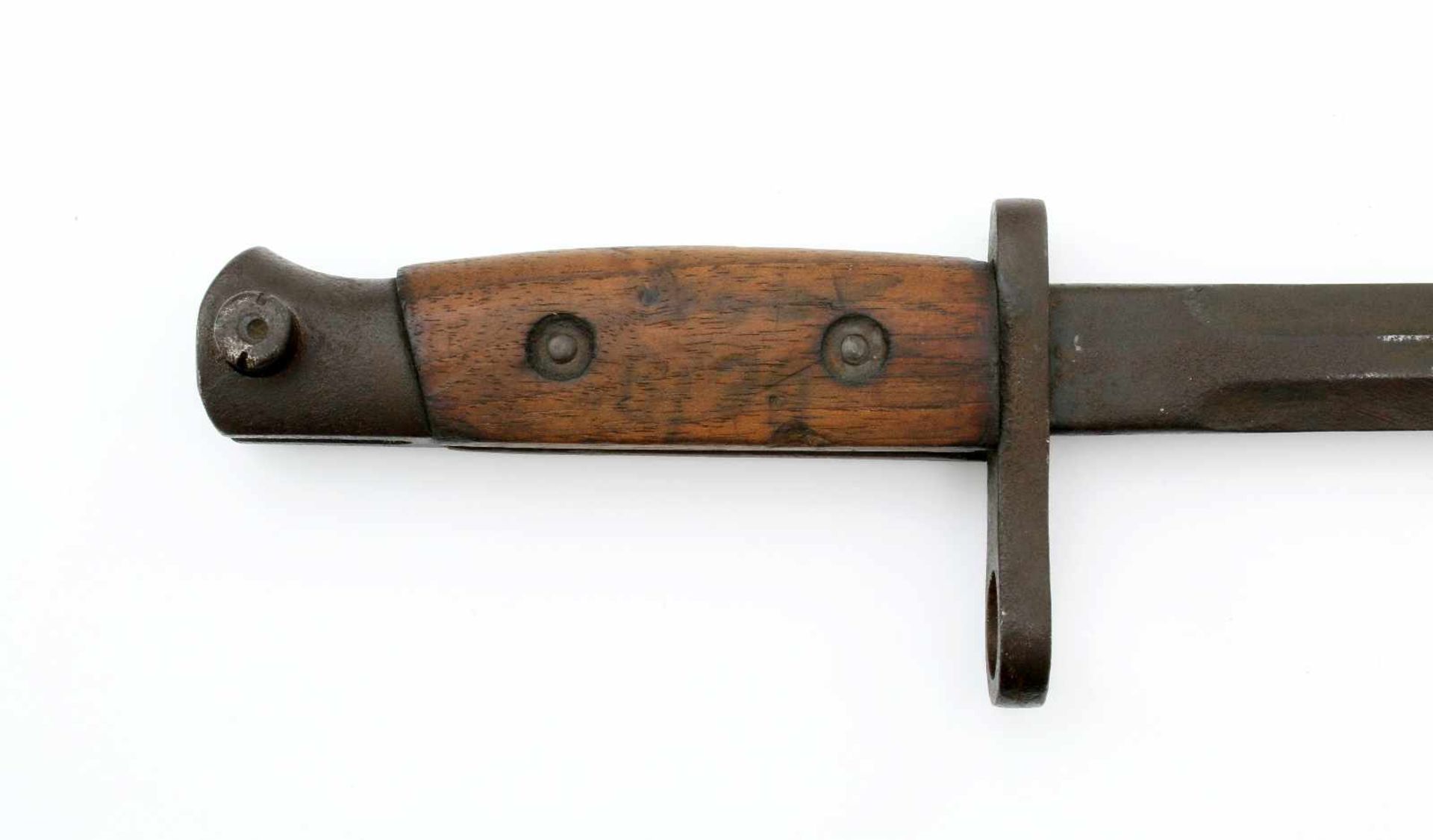 Belgien - Degenbajonett M1924 "Epee - Baionette Mle 1924" Zweischneidige Degenklinge mit massiver - Bild 4 aus 4