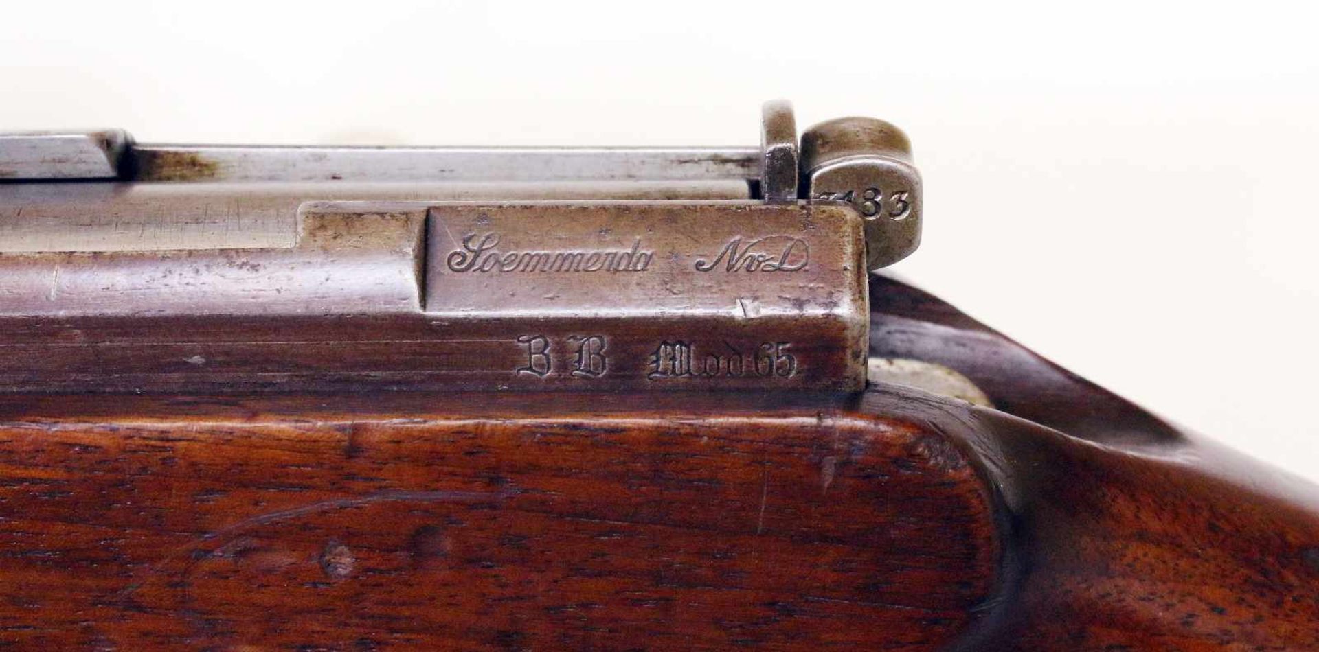 Preussen - Zündnadelbüchse M1865 Nr. 3183, Waffe ist nummerngleich. Vielfach gezogener Oktagonlauf - Bild 10 aus 22