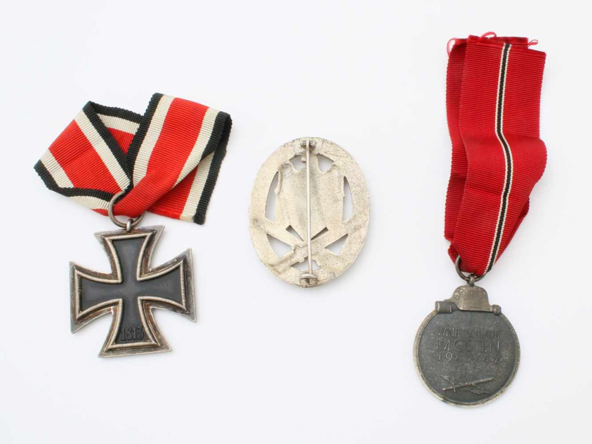 2. Weltkrieg - EK 2. Klasse 1939, Ostmedaille, Infanteriesturmabzeichen Infanterie Sturmabz. in - Bild 2 aus 2