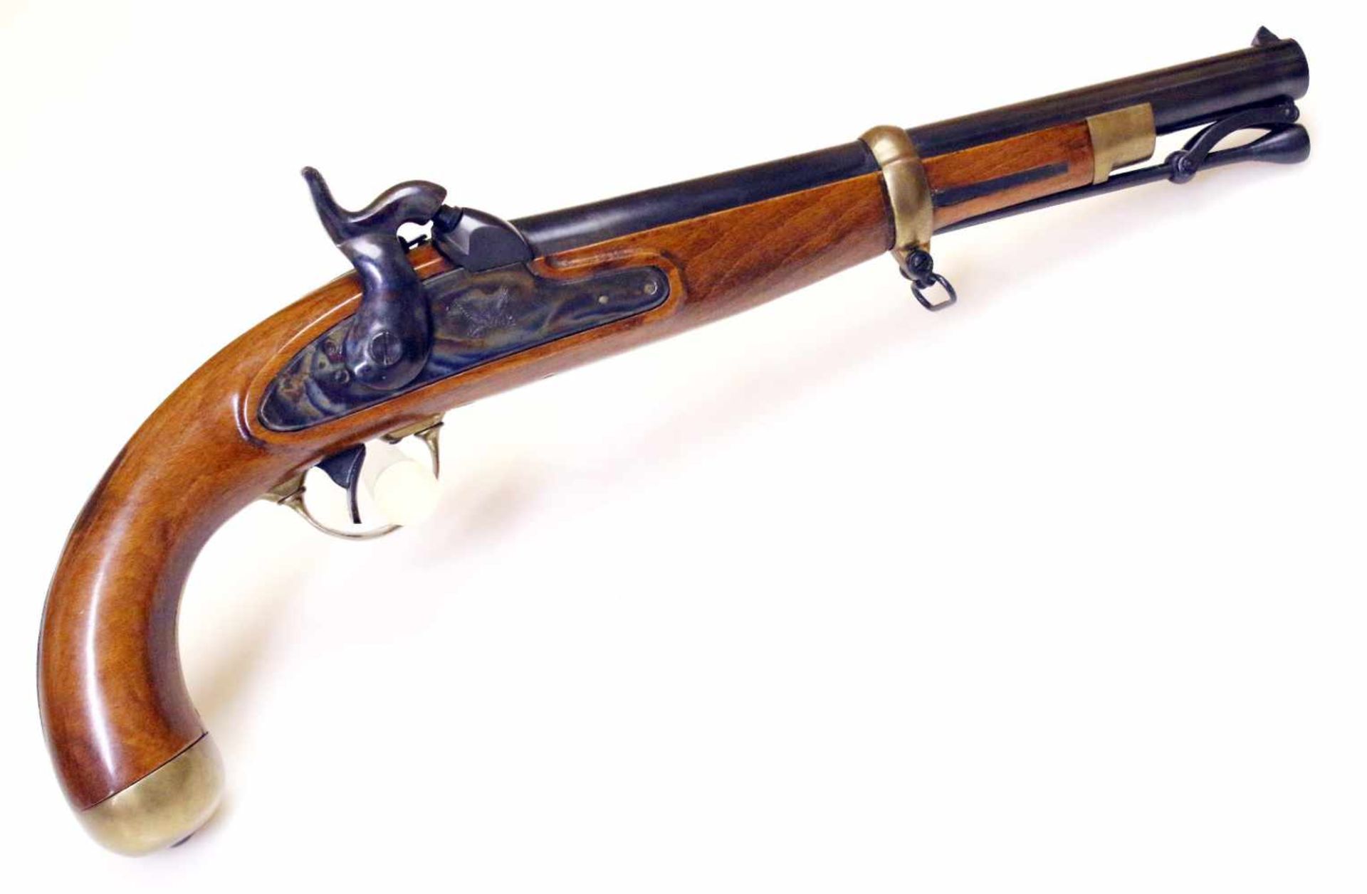 Perkussionspistole - I.A.B. (Marcheno), Modell: US 1855 Carbine-Cavalry Cal. .58, Nr. 13865. 6-