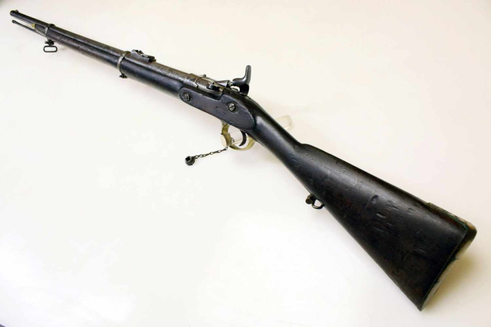 Infanteriegewehr System Snider Enfield Glatter Lauf im Cal. 15mm, Laufseele rauh, verschmutzt, - Bild 8 aus 13