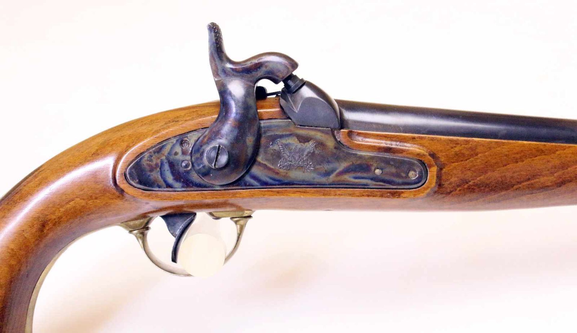 Perkussionspistole - I.A.B. (Marcheno), Modell: US 1855 Carbine-Cavalry Cal. .58, Nr. 13865. 6- - Bild 3 aus 9