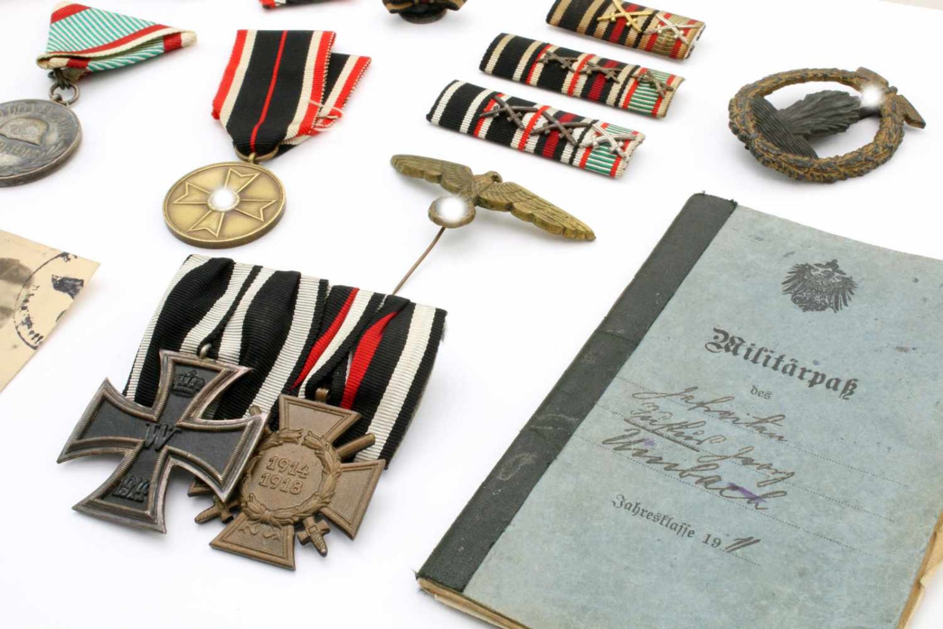 1. + 2. Weltkrieg / 3. Reich - Nachlass von Orden, Auszeichnungen, Dokumente Leutnant Hans Umbach, - Bild 9 aus 10