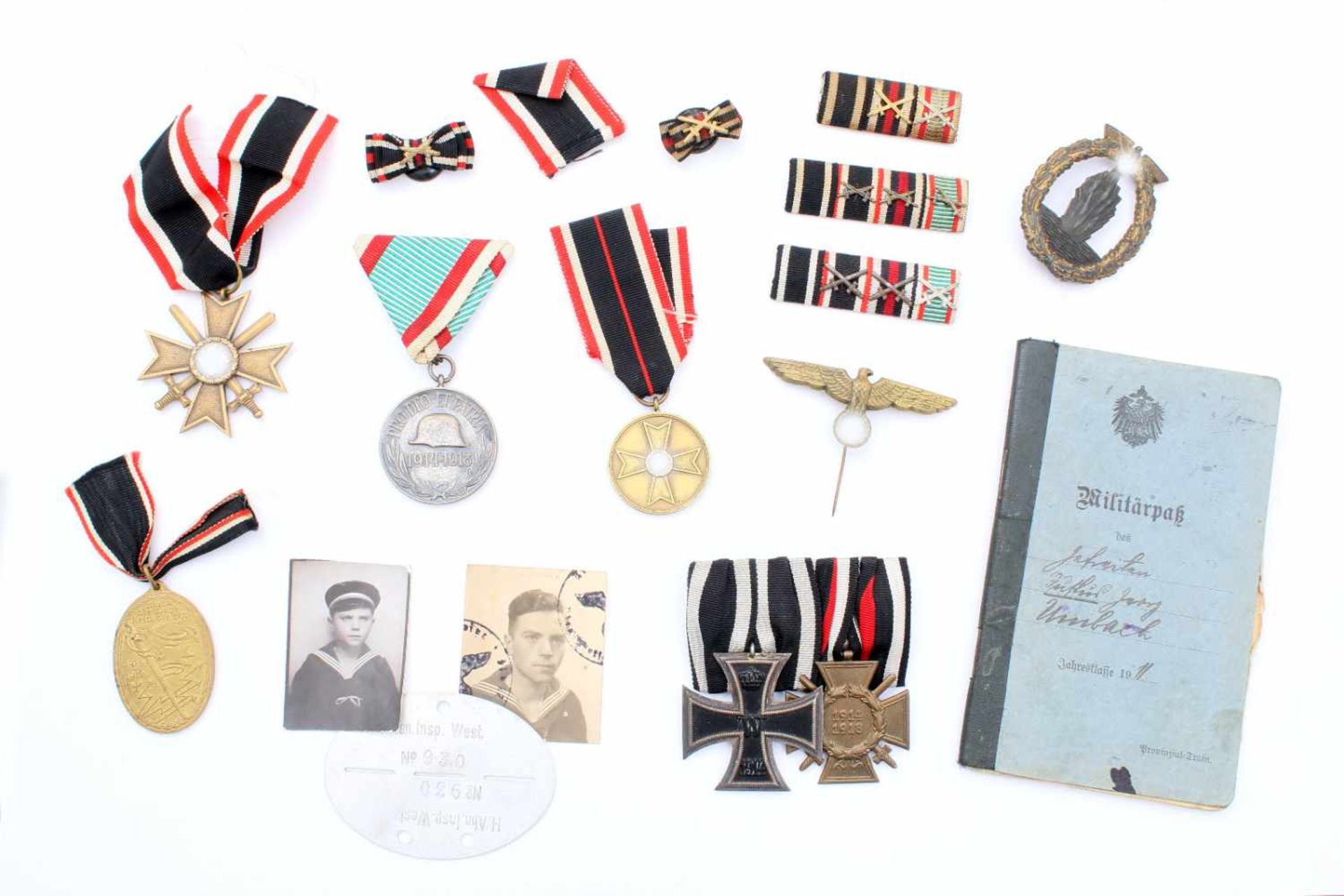 1. + 2. Weltkrieg / 3. Reich - Nachlass von Orden, Auszeichnungen, Dokumente Leutnant Hans Umbach, - Bild 8 aus 10