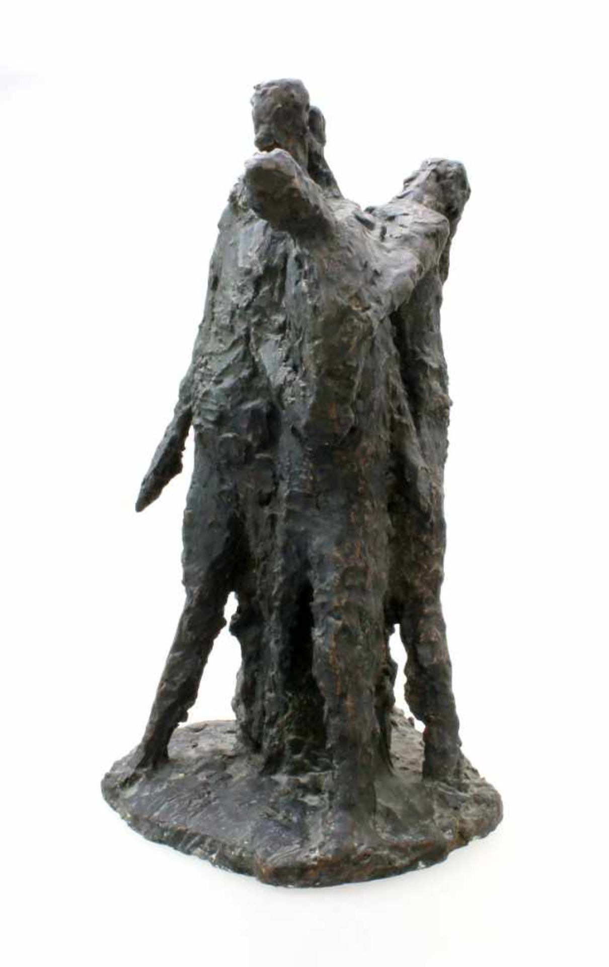 Expressionistische Skulptur - "4 Männer" - Markus Delago (*1964) Schwere, große Figurengruppe im - Image 4 of 6