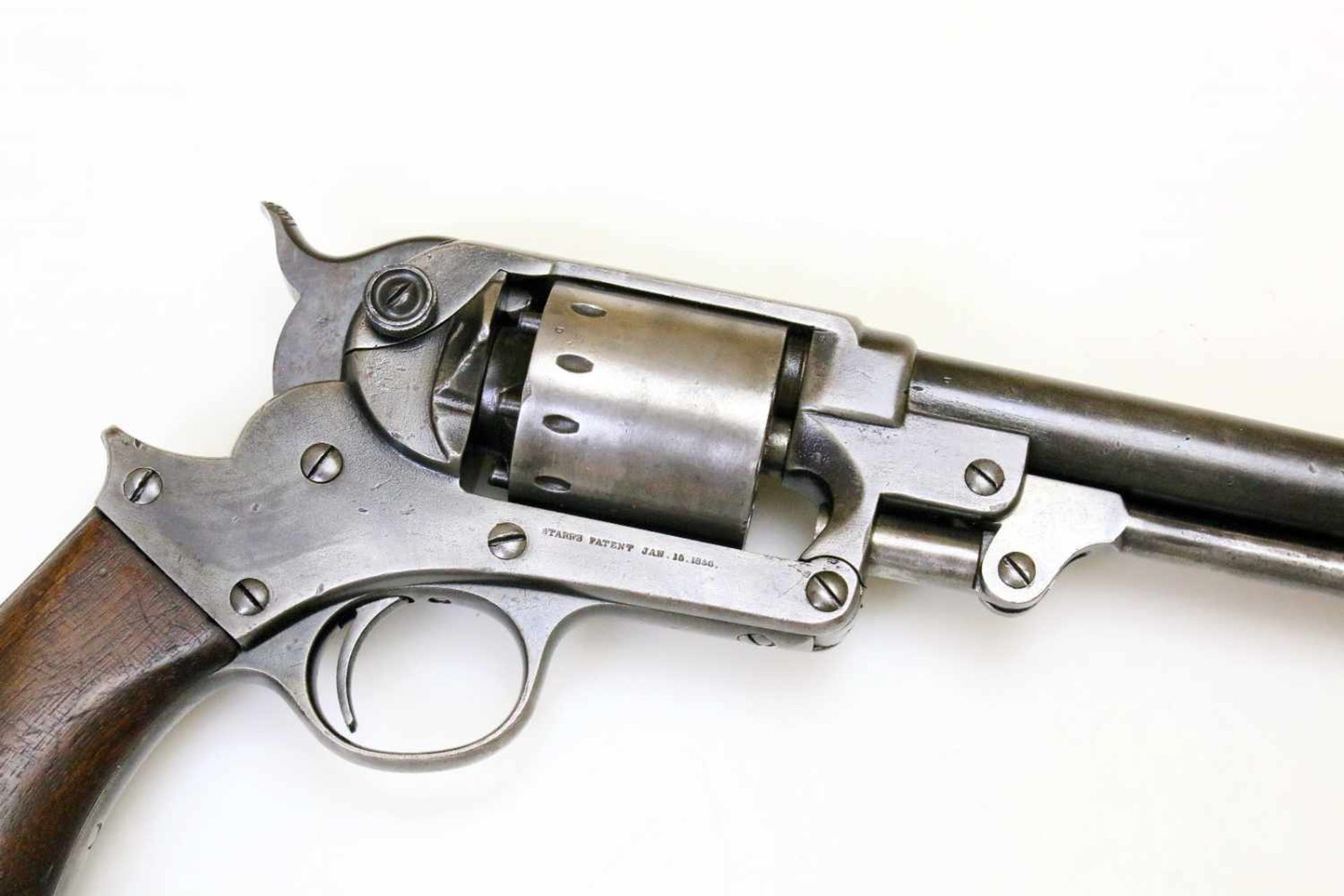 Perkussionsrevolver Starr Mod. 1863 Army Cal. .44 Perk., Zustand 1-2. Runder, 6-fach gezogener, 6,5" - Bild 3 aus 10