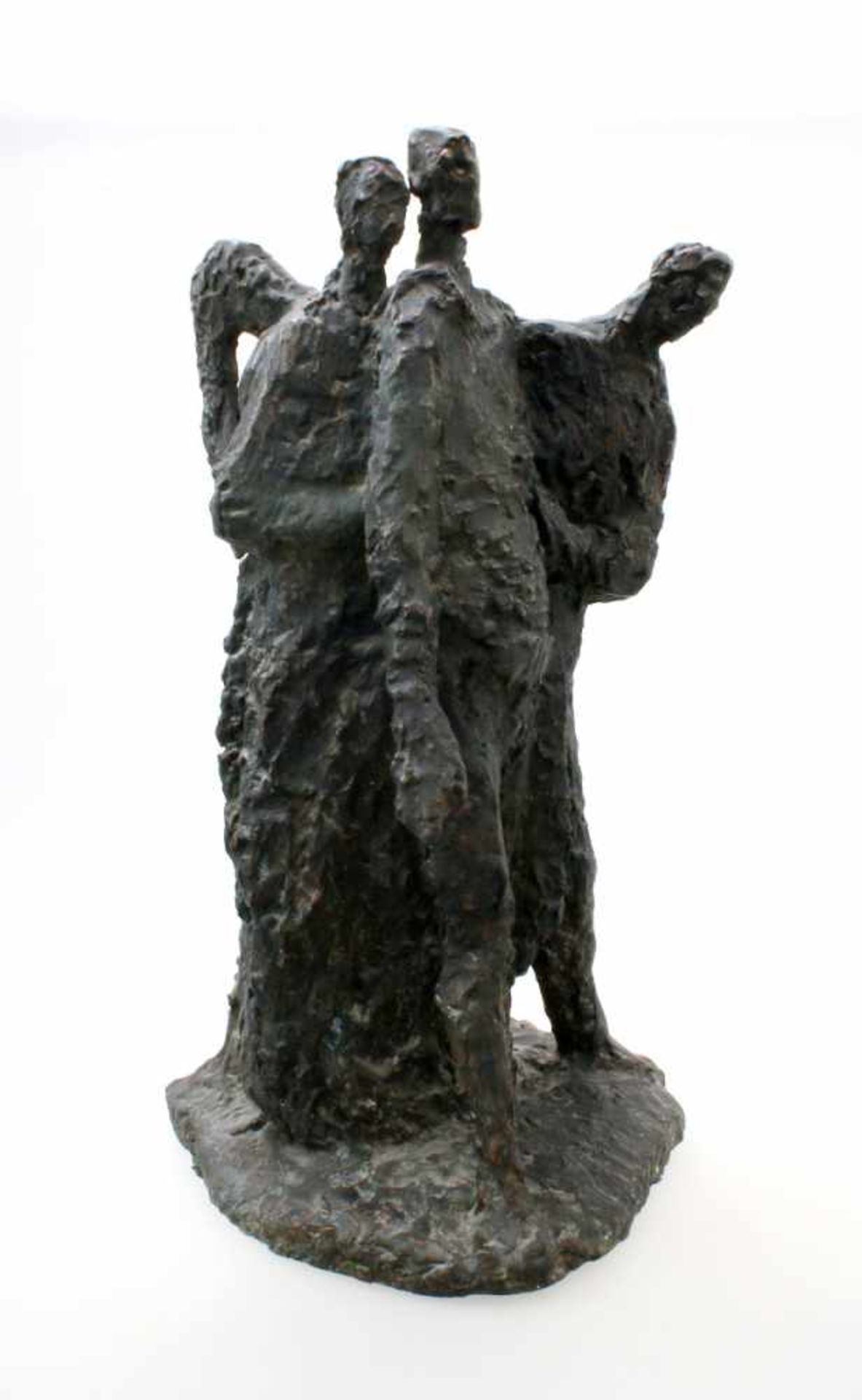 Expressionistische Skulptur - "4 Männer" - Markus Delago (*1964) Schwere, große Figurengruppe im
