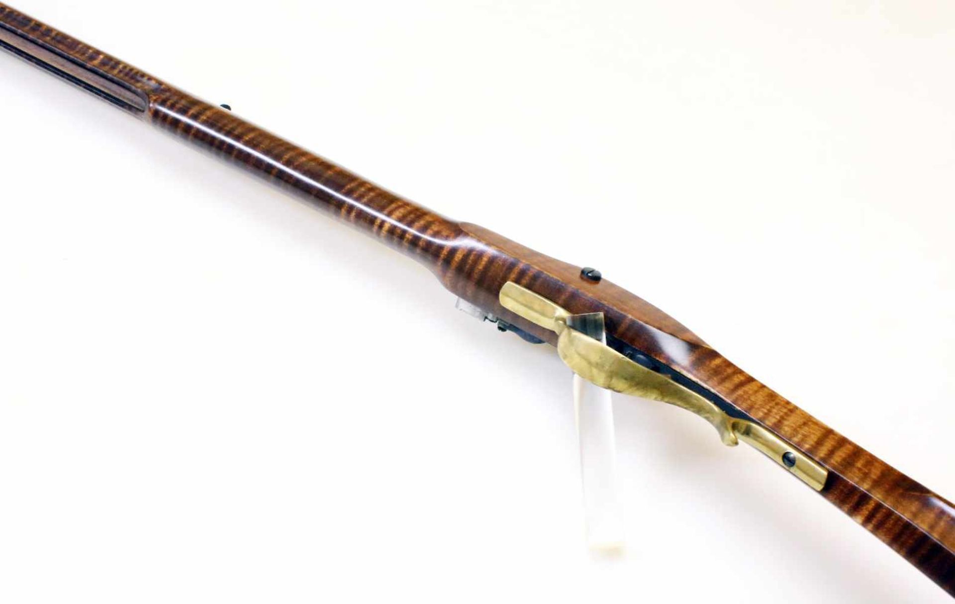 Steinschlossgewehr - Typ " Squirrel Rifle" von Pedersoli Bräunierter, gezogener Oktagonlauf im - Bild 11 aus 11